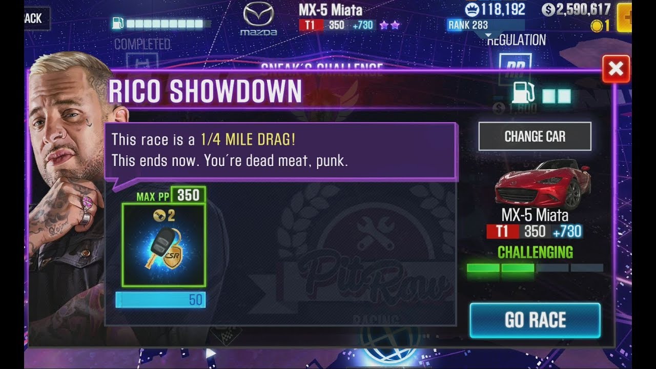 Mazda MX-5 Miata 350 +730 Tune [50 Race] HD