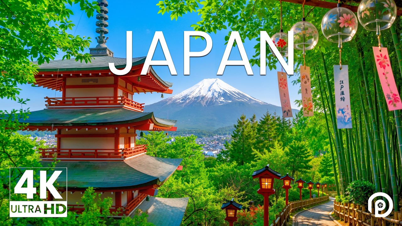 Japan 4K 🇯🇵 &ndash; Wind Chimes Ambience, Ancient Temples & Peaceful Bamboo Forest