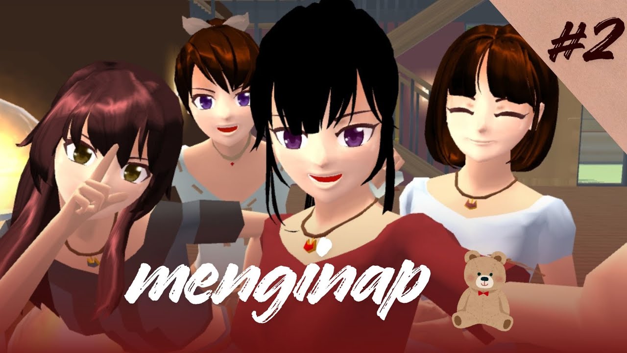 Harmonika #2 [Menginap]  part 1 : sakura school simulator 