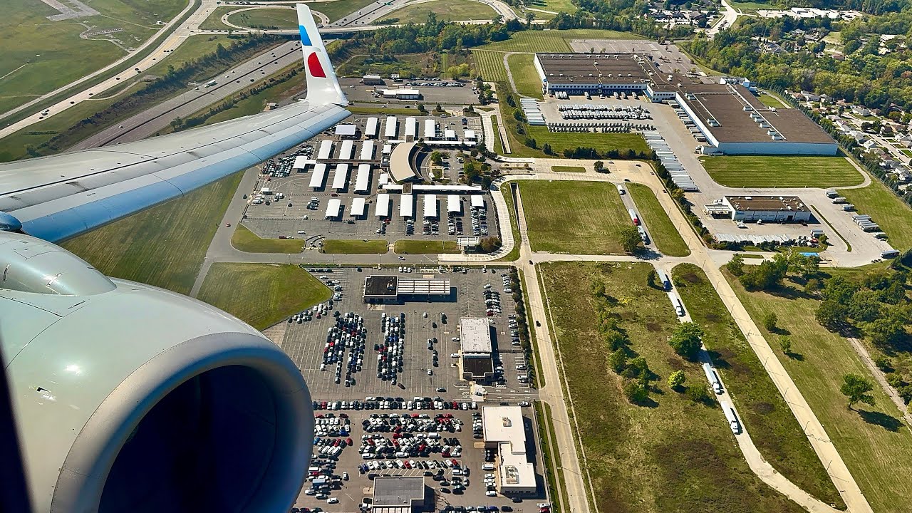 ROCKET American Airlines Boeing 737 Takeoff from Cleveland CLE