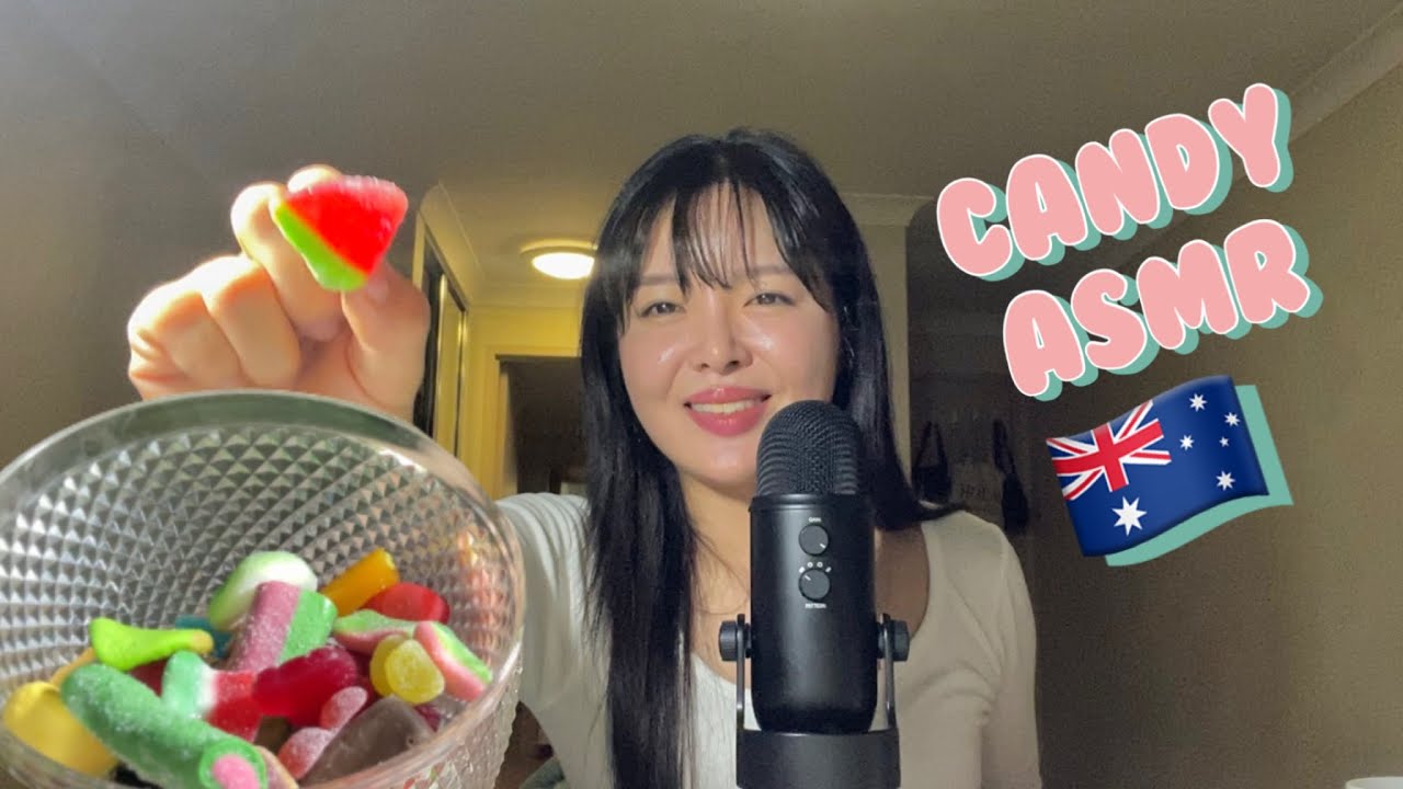 ASMR Ешьте австралийские сладости, разнообразные текстуры и вкусы😋