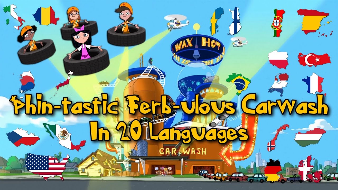 Phineas and Ferb | PHINTASTIC FERBULOUS CAR WASH (Multilanguage)