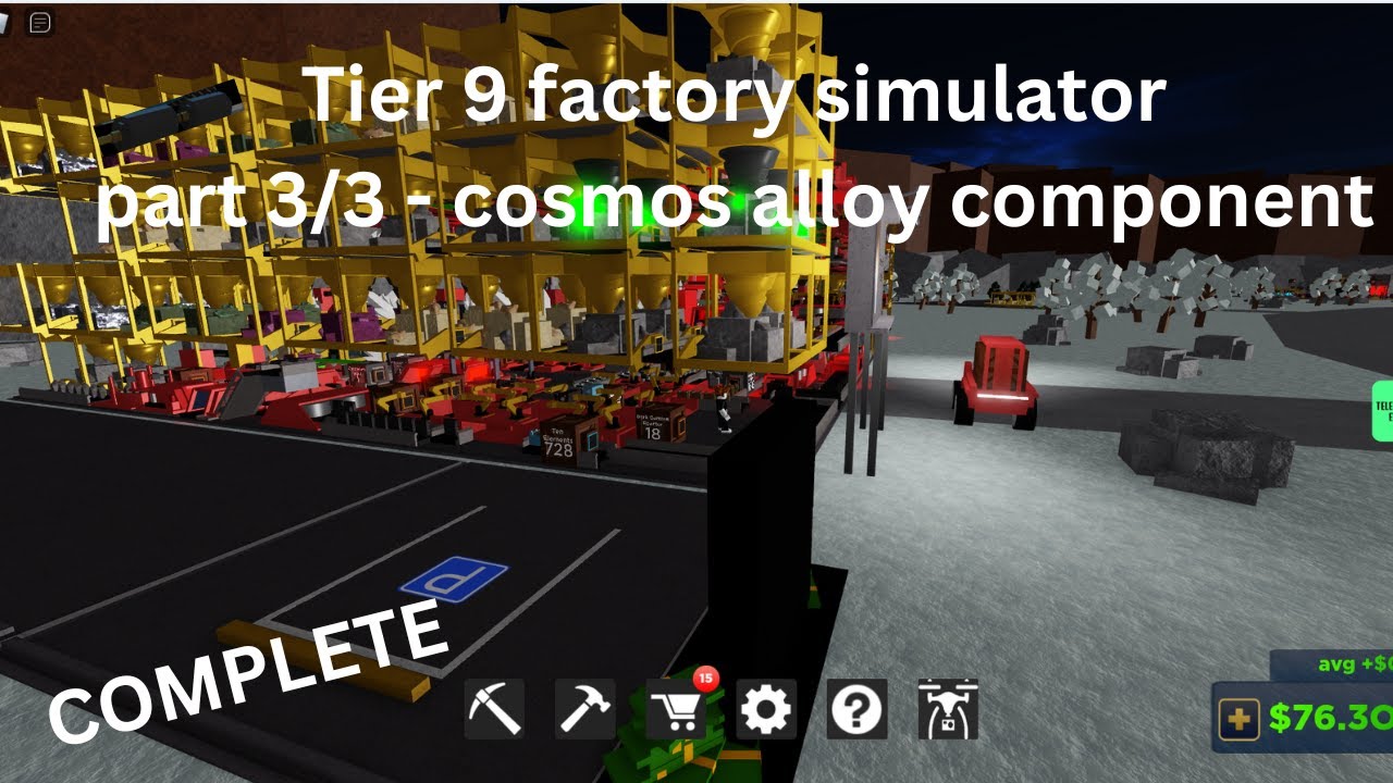 Factory simulator tier 9 part 3/3 (COMPLETE)