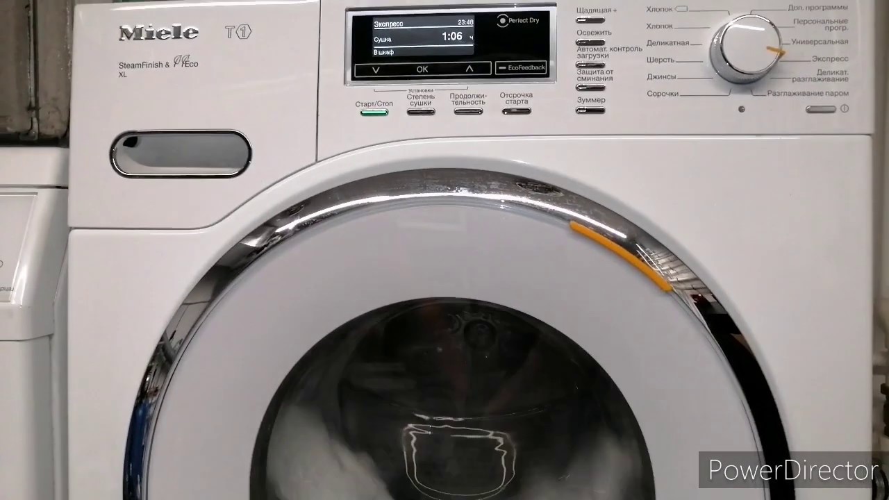 Сушильная машина Miele не сушит, выдает ошибку