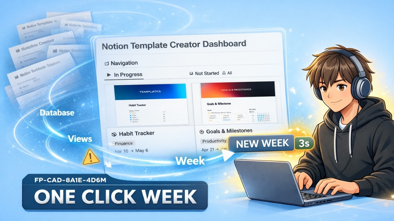 How to Build a Notion System That Resets Every Week | No Duplicate Pages