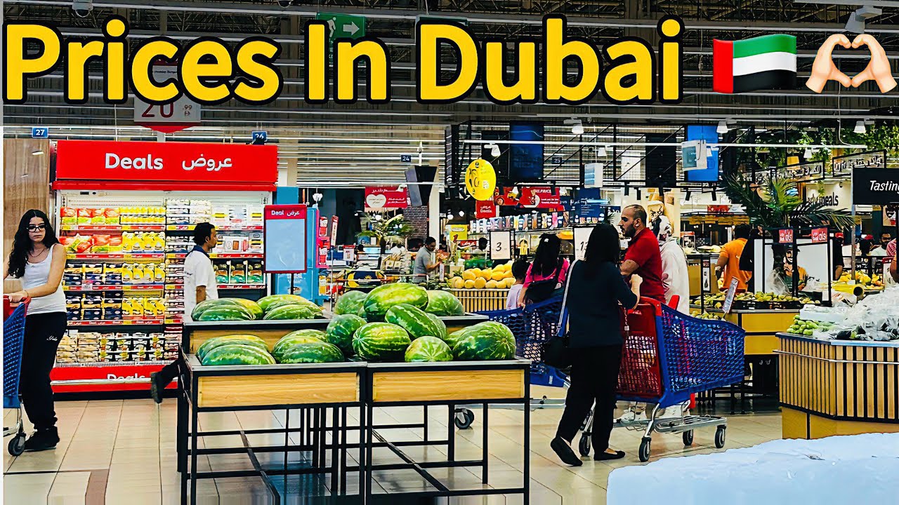 DUBAI , Prices In Dubai Hypermarket Carrefour , Food Prices In Dubai Mall , 4K , Walking Tour 