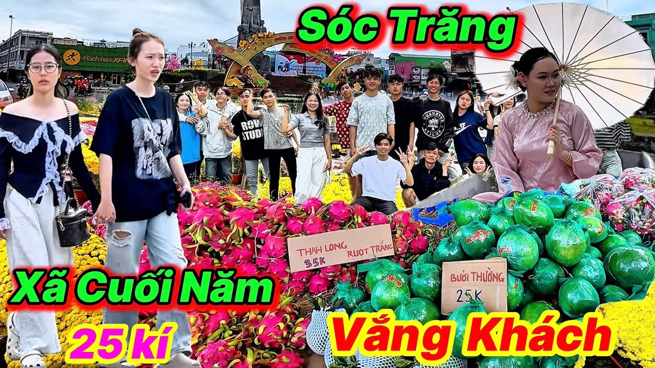 Vắng Bóng Người Ở Chợ Hoa Hồ Nước Ngọt Sóc Trăng Bà Con Điêu Đứng Trước Cuối Năm 25 Kí