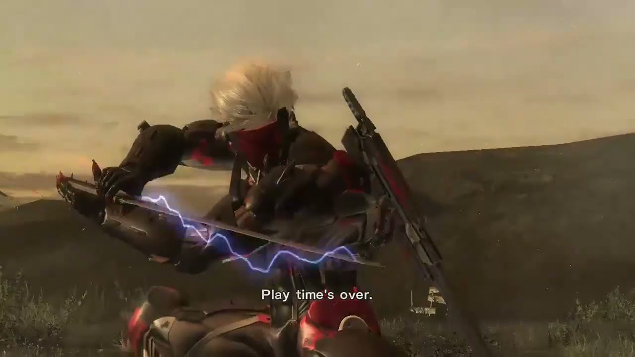 Metal Gear Rising Revengence Sam boss battle (No-Hit, Revengence difficulty)