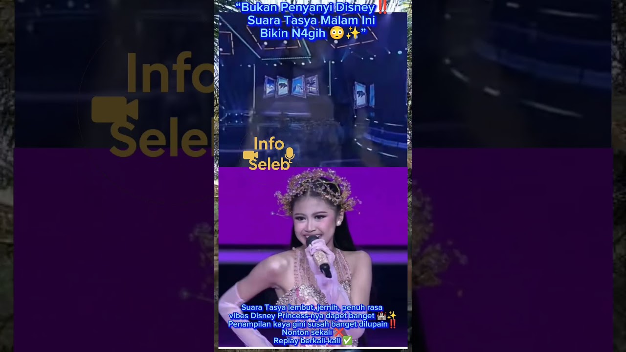 “Bukan Penyanyi Disney‼️Suara Tasya Malam Ini Bikin N4gih