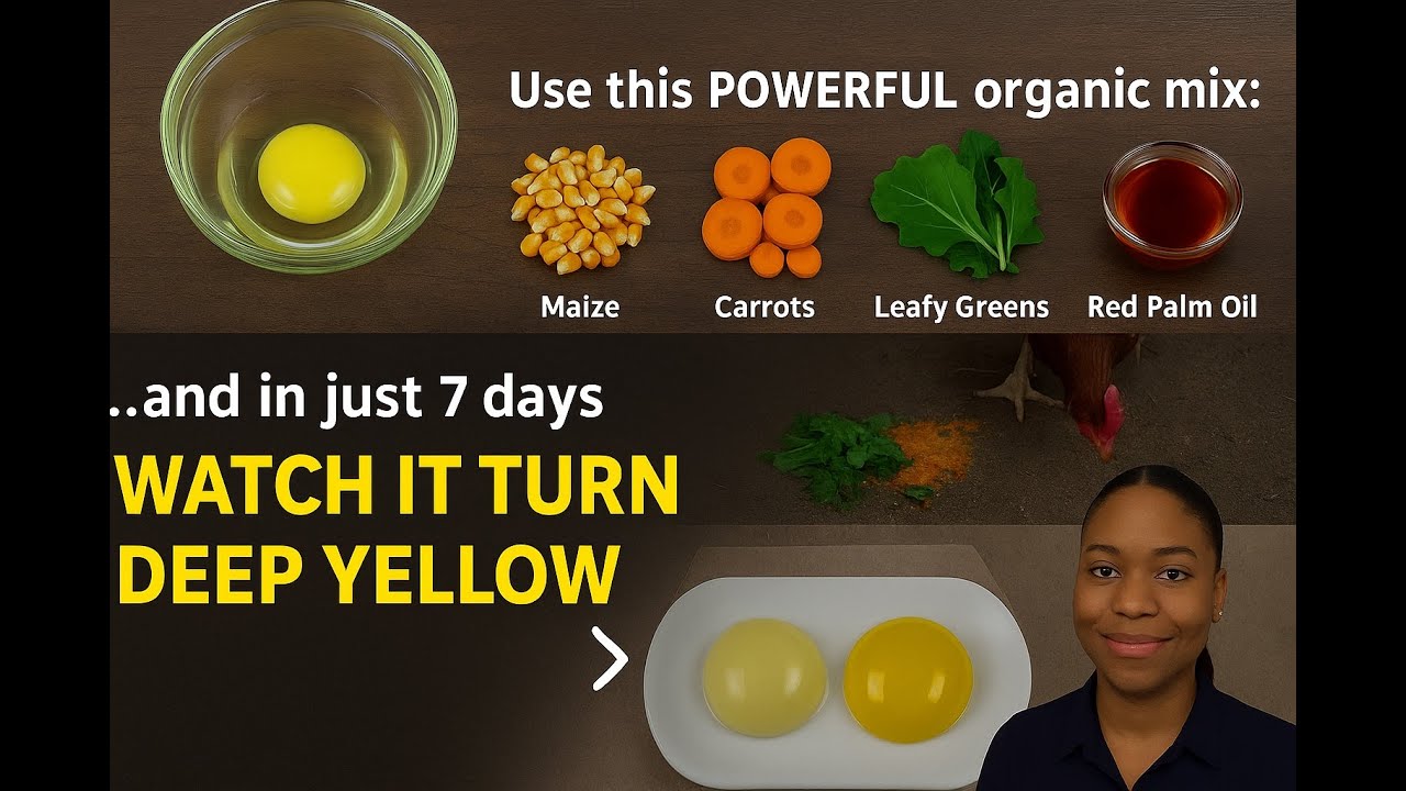 Why Are Your Egg Yolks Pale? Fix It in 7 Days with This Natural Feed.