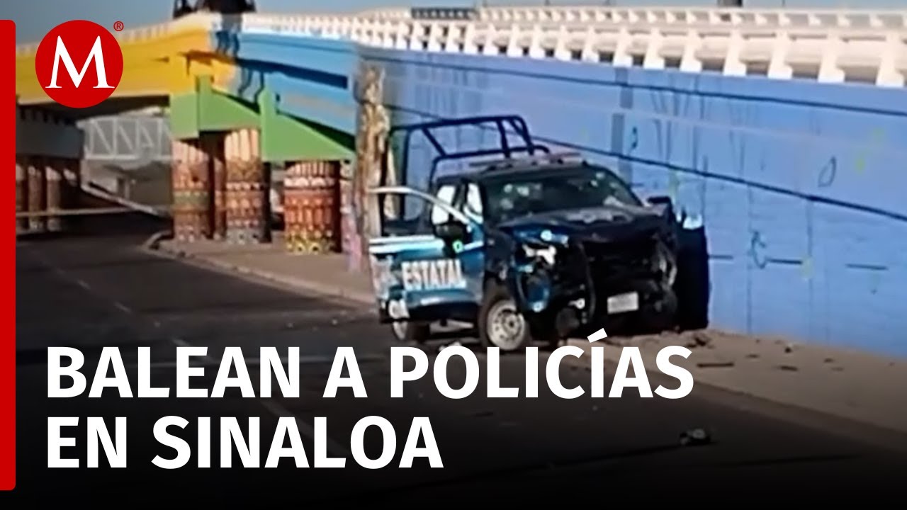 Se registra ataque a balazos contra estatales cerca del aeropuerto de Culiacán