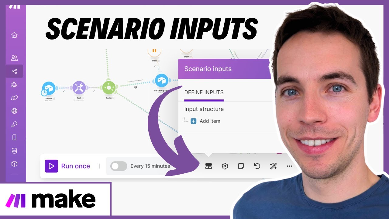 How to Use Scenario Inputs in Make.com (Quick Guide)