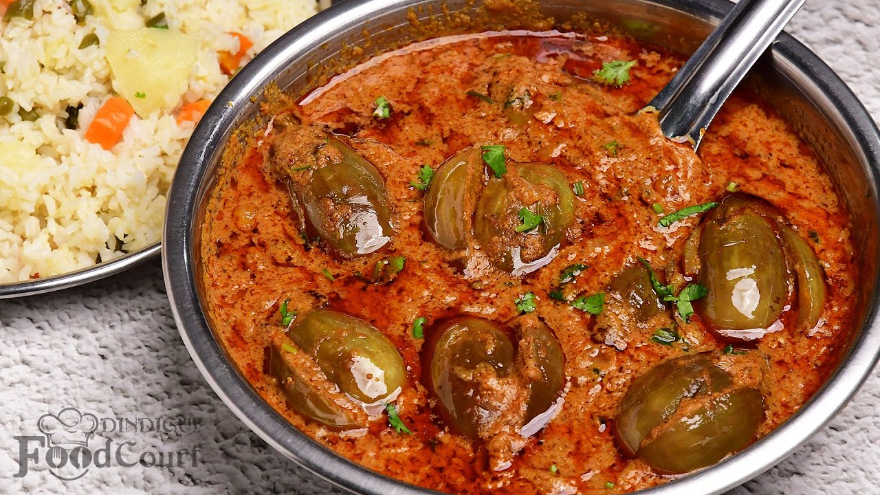 Brinjal Gravy/ Side Dish For Biryani/ Brinjal Curry