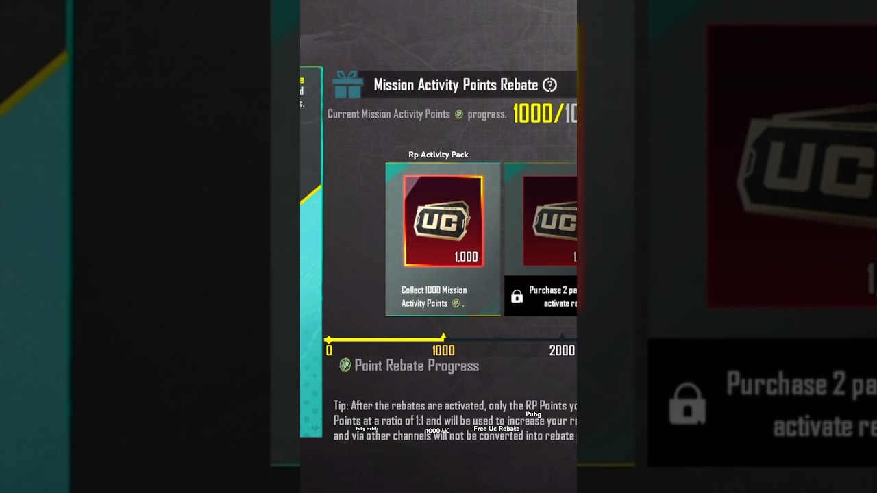 RP Activity Pack Pubg, 1000 UC Pack