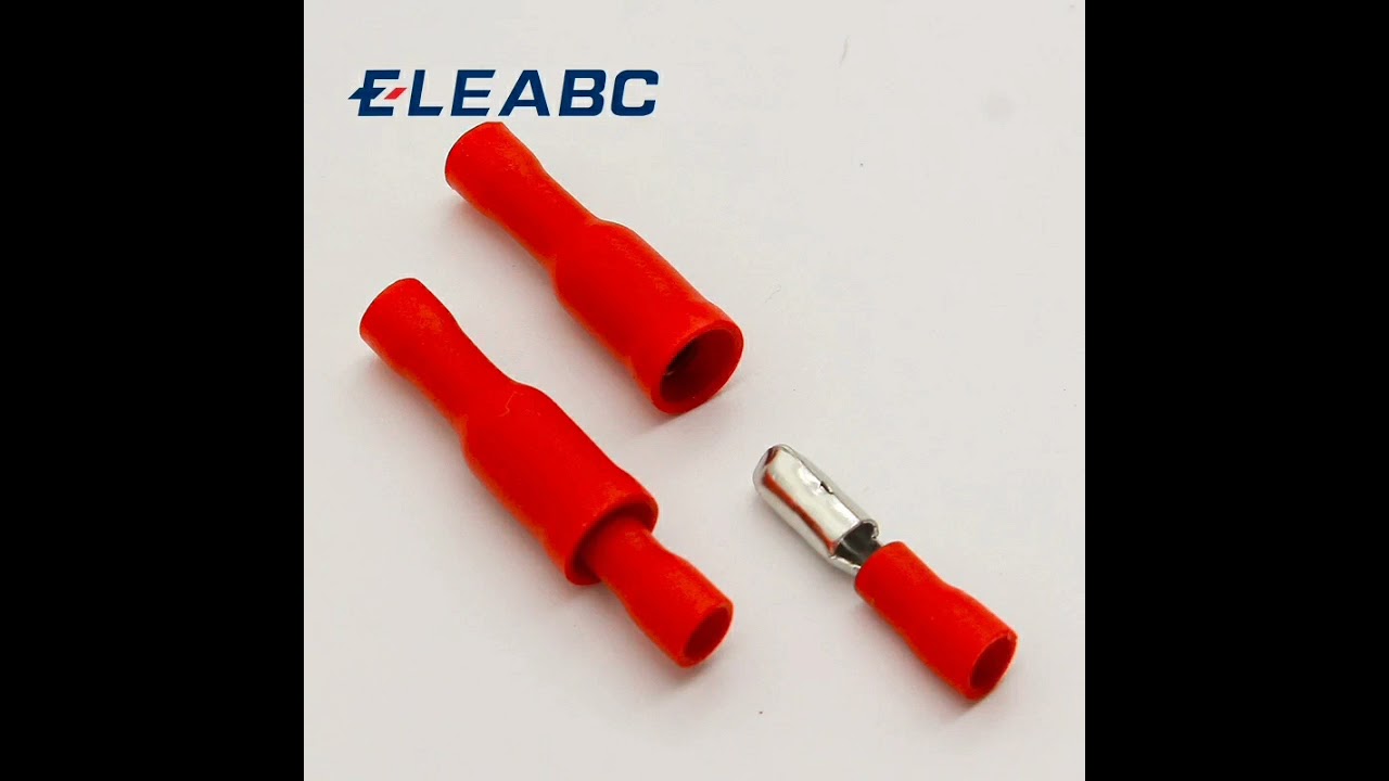 Hot 50 X Red Male Female Bullet Connector Crimp Terminals Wiring