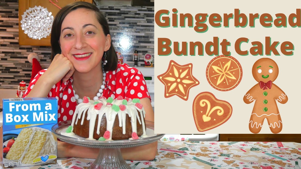 Gingerbread Cake (From a box mix!)