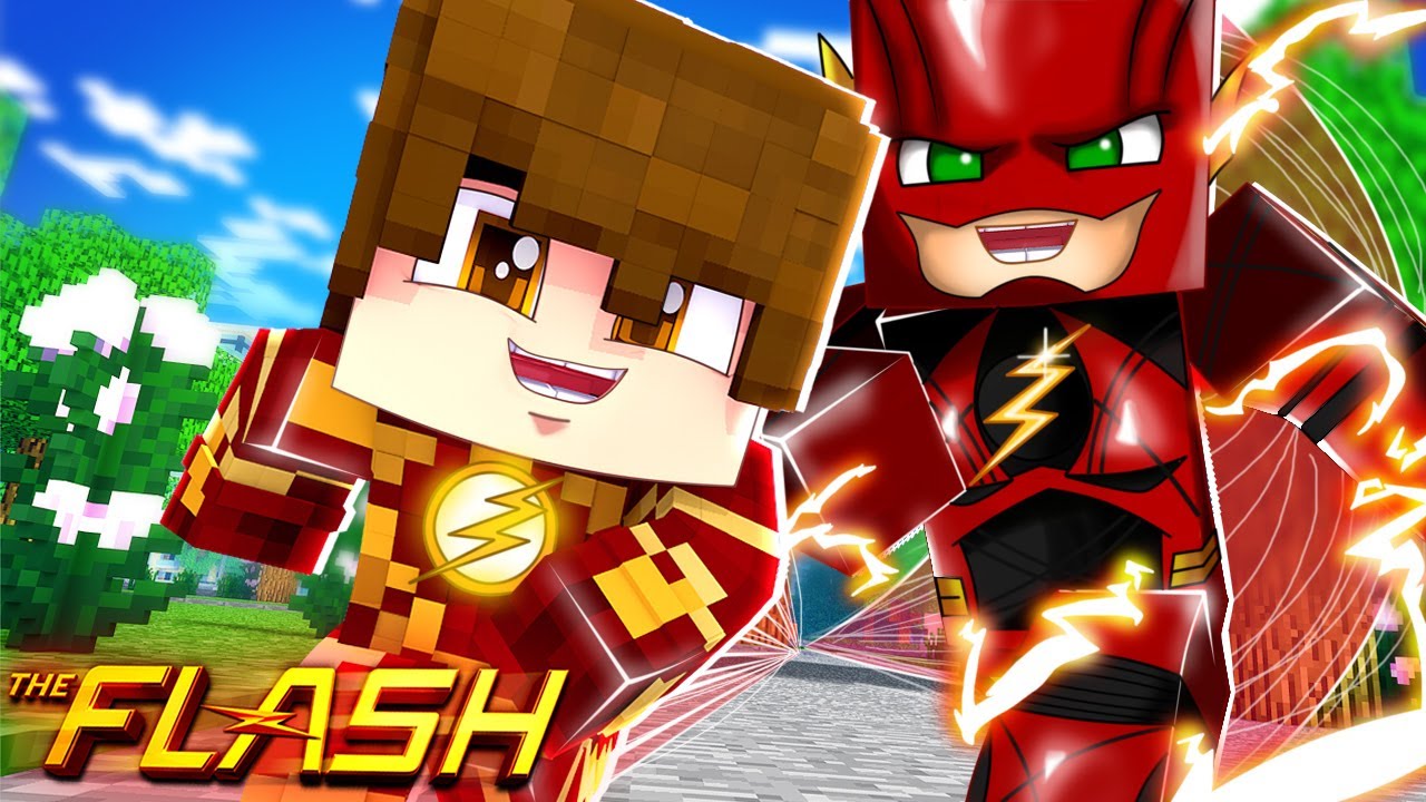 Minecraft - Who's Your Family? O FILHO DO FLASH ! VIAJOU no TEMPO ? THE FLASH 2022 FILME