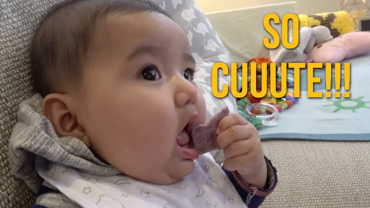 He Can Eat By Himself Now!!!