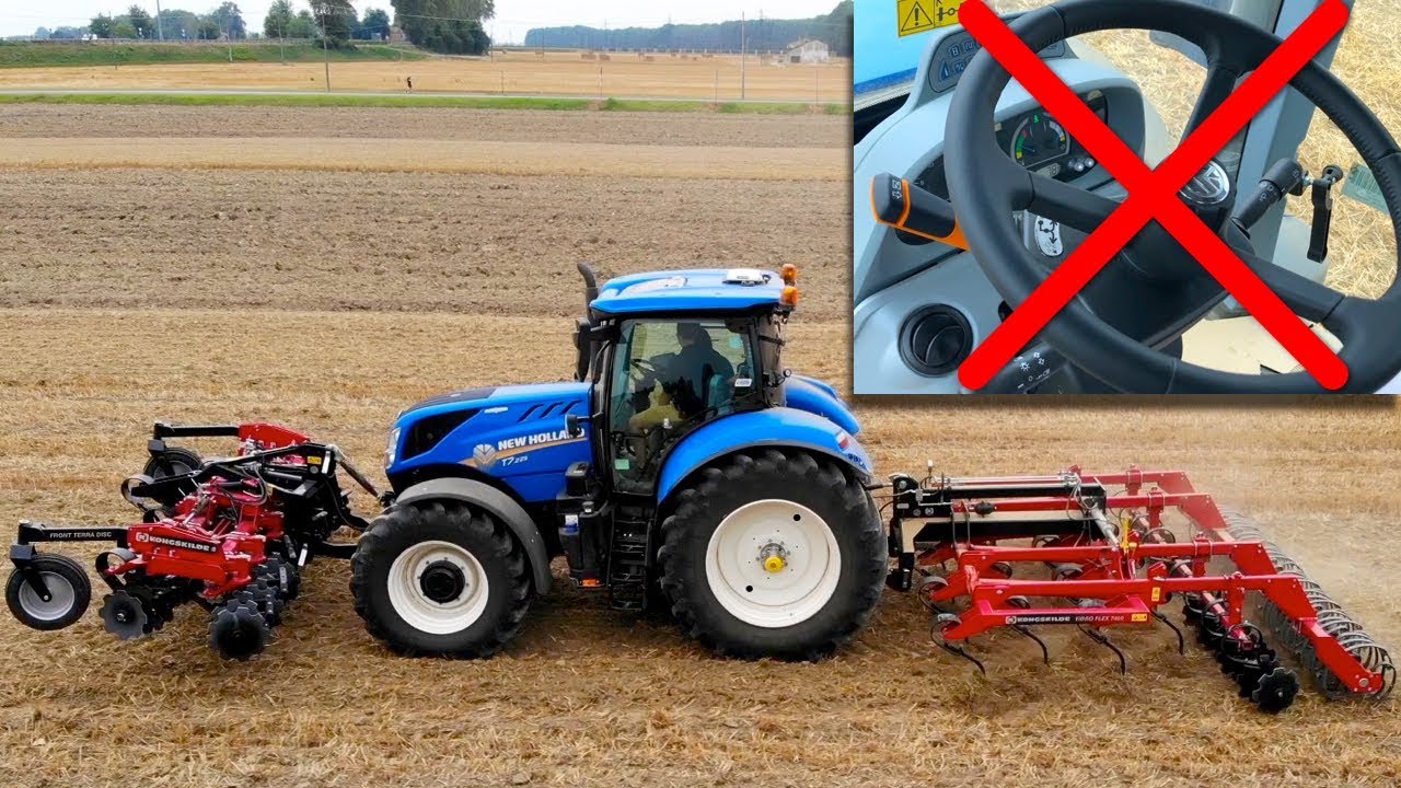 T7.225 New Holland: Svolta Fine Campo Automatizzata
