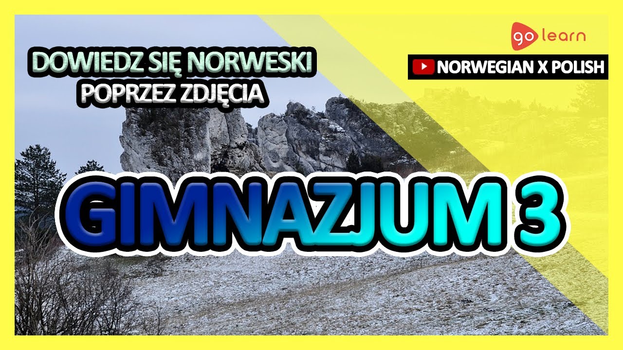 Dowiedz Się Norweski Poprzez Zdjęcia |Słownictwo Norweski Gimnazjum 3 | Golearn