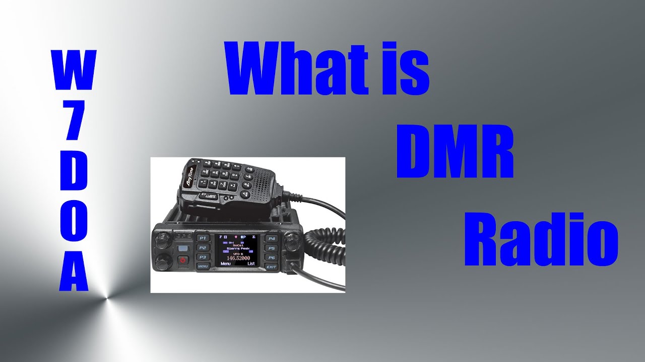 Part 1: Intro to DMR radio