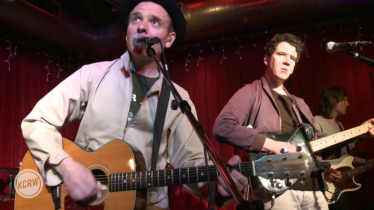 Belle and Sebastian performing 