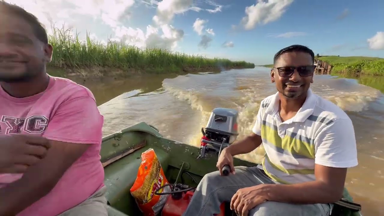#fishing   in Parika ￼Guyana 