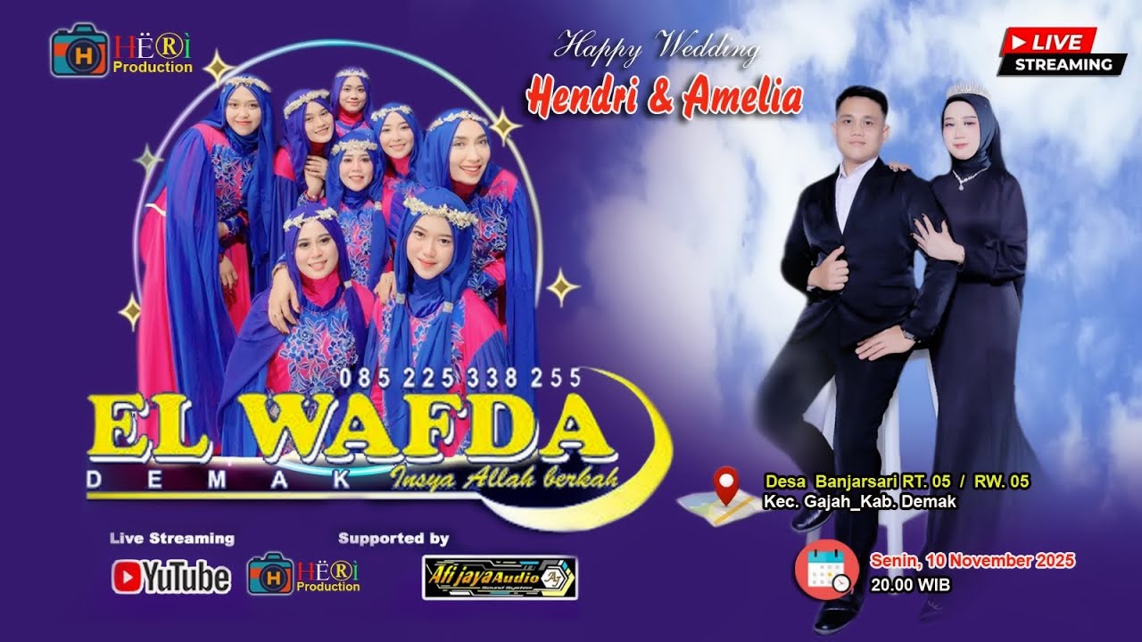 🔴📡 LIVE KHOSIDAH EL WAFDA || PERNIKAHAN HENDRI & AMELIA || BANJARSARI, 10 NOVEMBER 2025 - HERI PRO