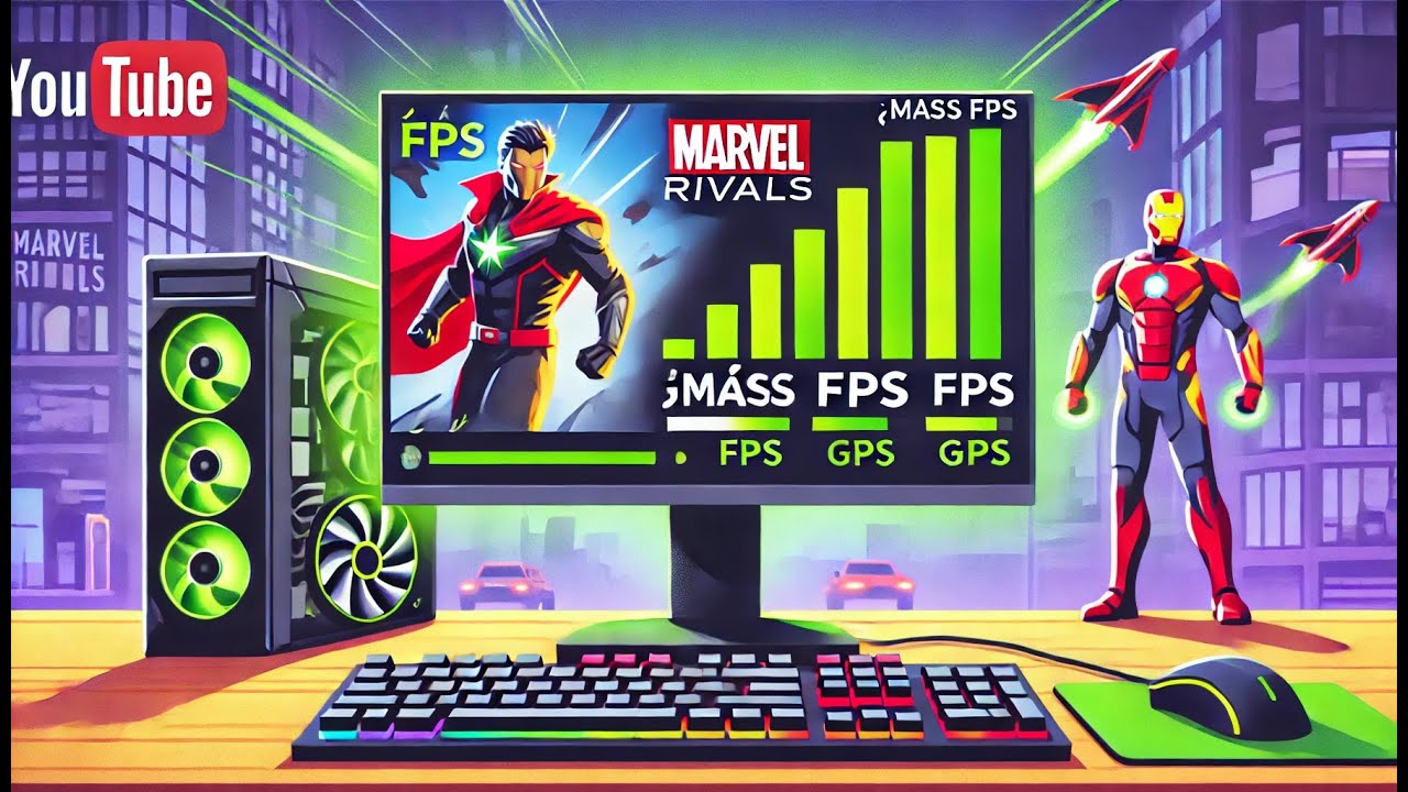 CÓmo bAjAr lA reSoluCiÓn y AuMentAr FPs En MArVel rIVAls | TuTOrIAl fÁCIl