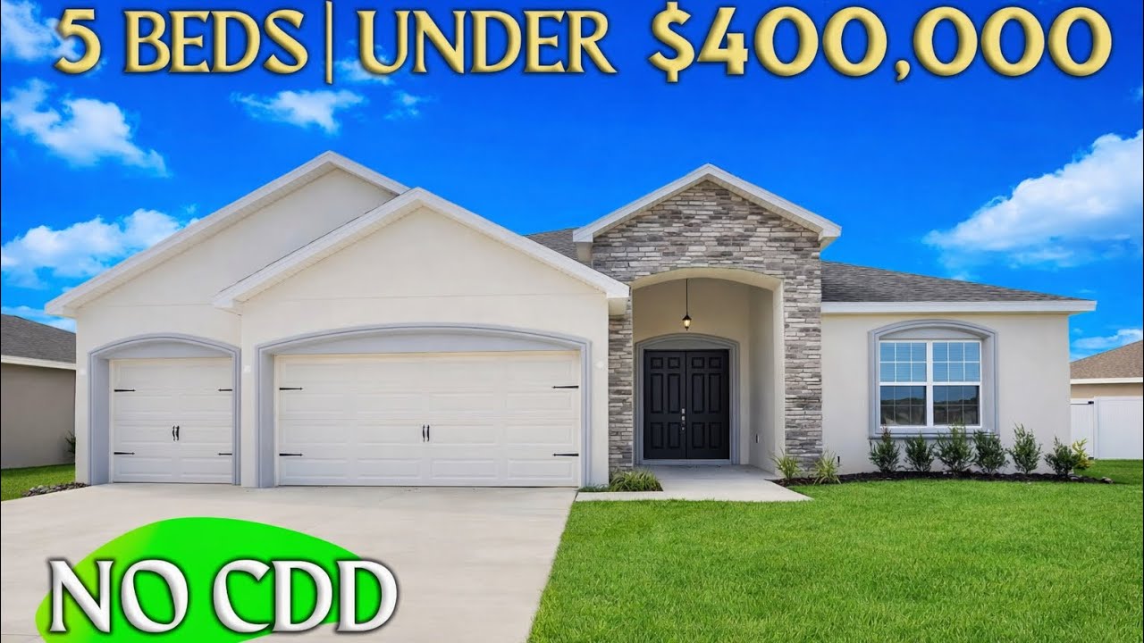 Is this the Best 5-Bedroom Deal in Ocala? | New Construction Home Tour