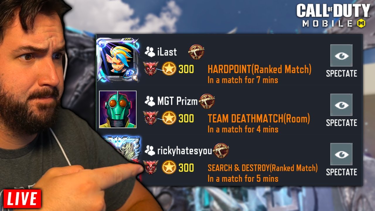 sending free BP to every GOOD PLAYER I spectate in COD Mobile