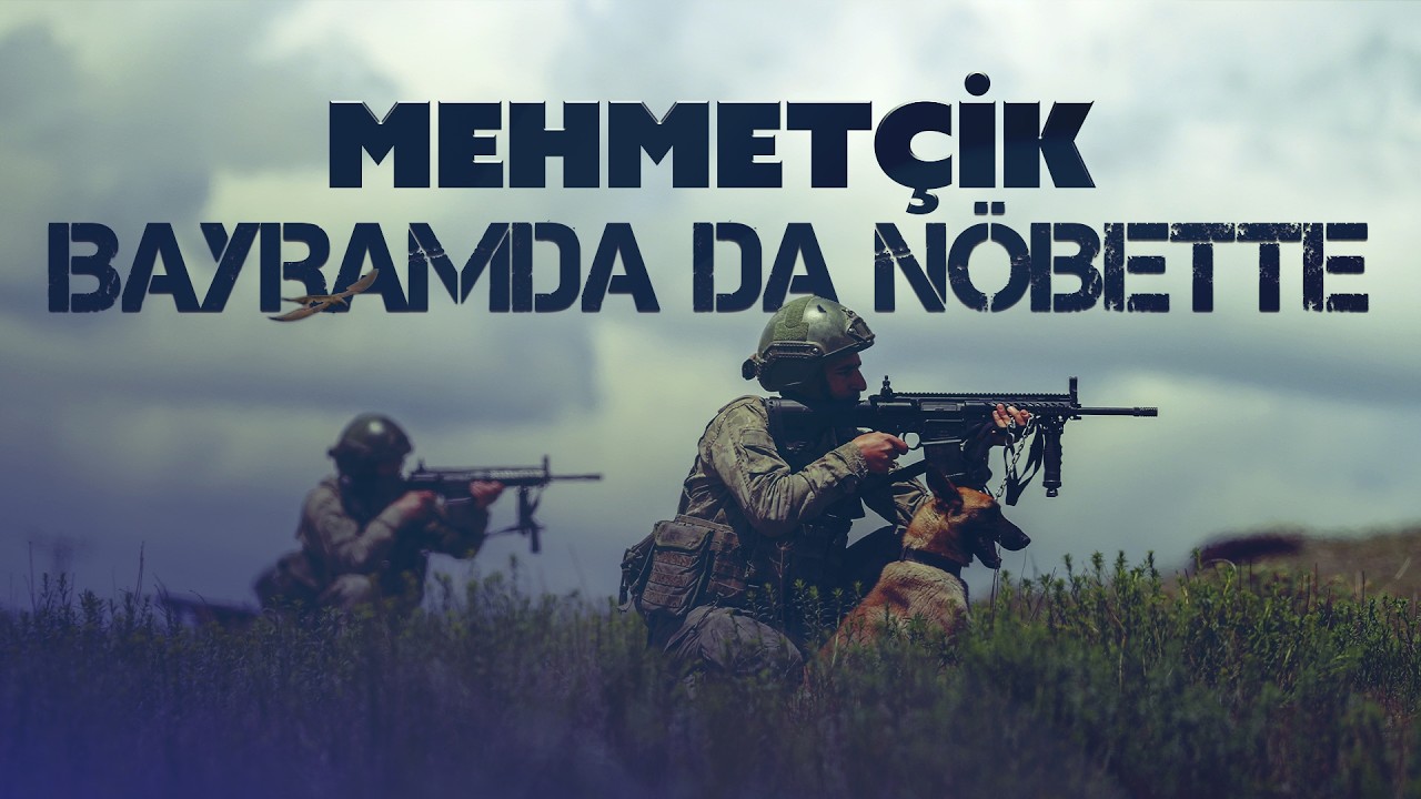 Vatan nöbetinde bayramlaşma