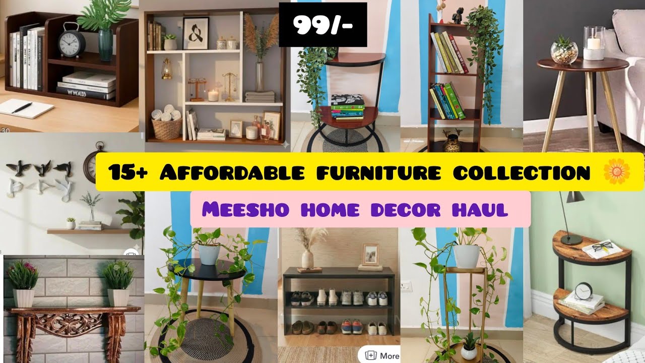 15+ MUST HAVE MEESHO FURNITURE collection 🌼 Affordable Yet trendy Meesho Haul Starting at just 99/-