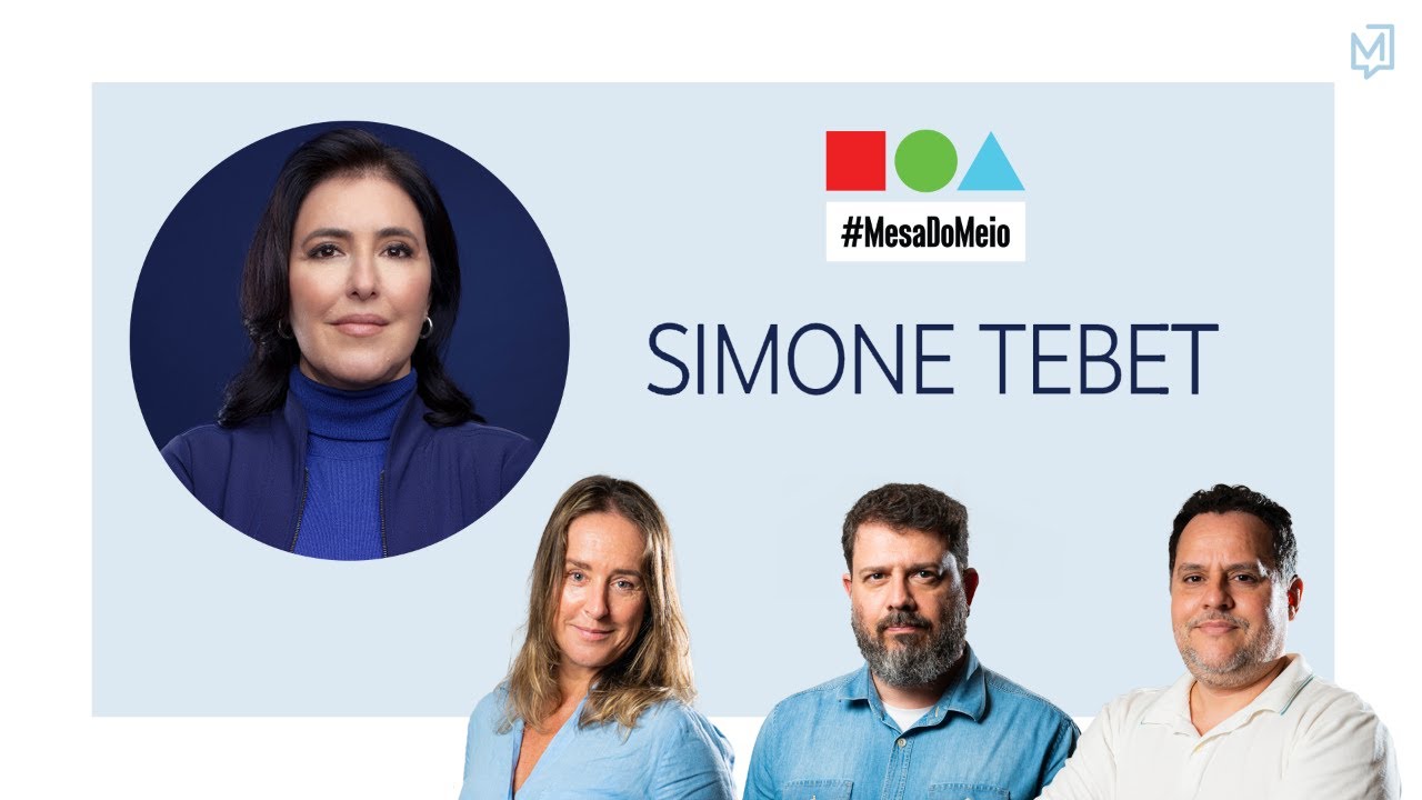 #MesaDoMeio estreia com Simone Tebet
