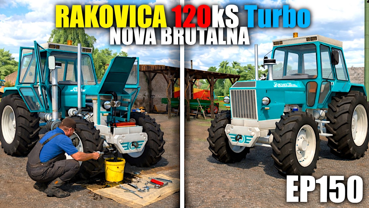 MAJSTOR POPRAVIO RAKOVICU 120Turbo ! StaraFarma Ep150