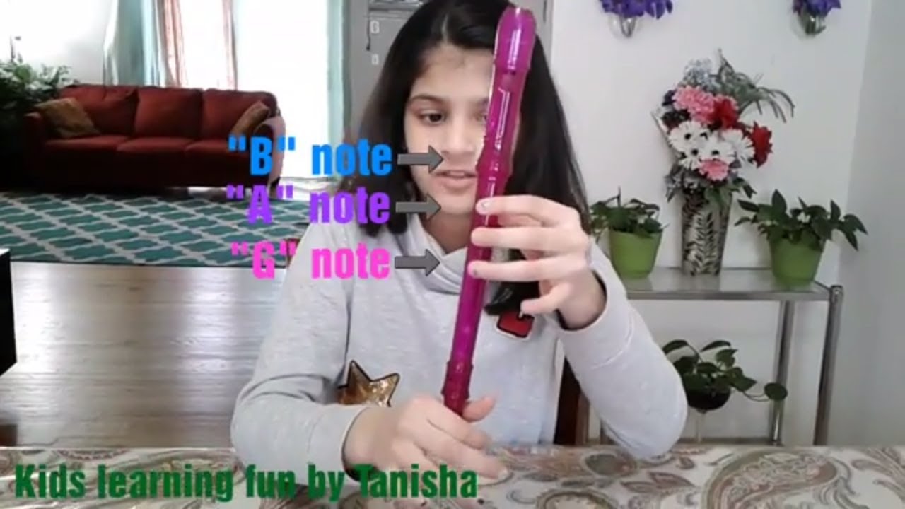 Recorder lesson 1 for beginners!/How to play recorder basics notes B ,A ,G with Tanisha (89)