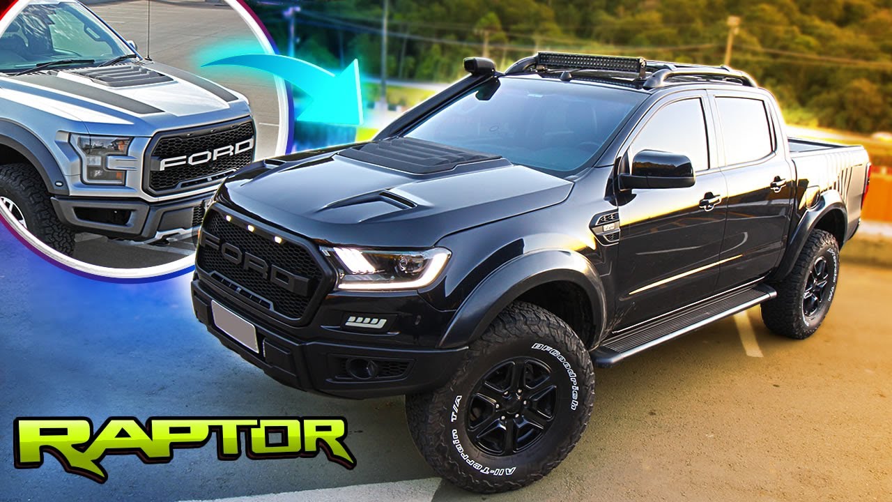 INSTALEI O CAPO DA F150 RAPTOR NA FORD RANGER