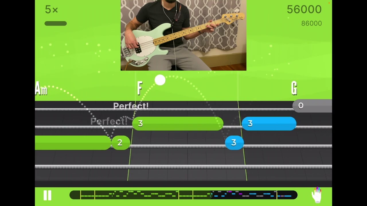 Jeff Buckley | Hallelujah | Bass Cover | Yousician | Level 1 | Basic Bassline