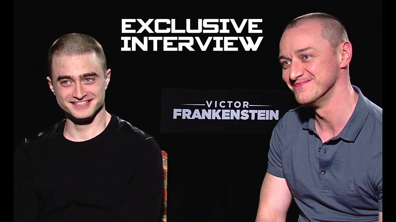 Daniel Radcliffe & James McAvoy Exclusive INTERVIEW - VICTOR FRANKENSTEIN (2015)