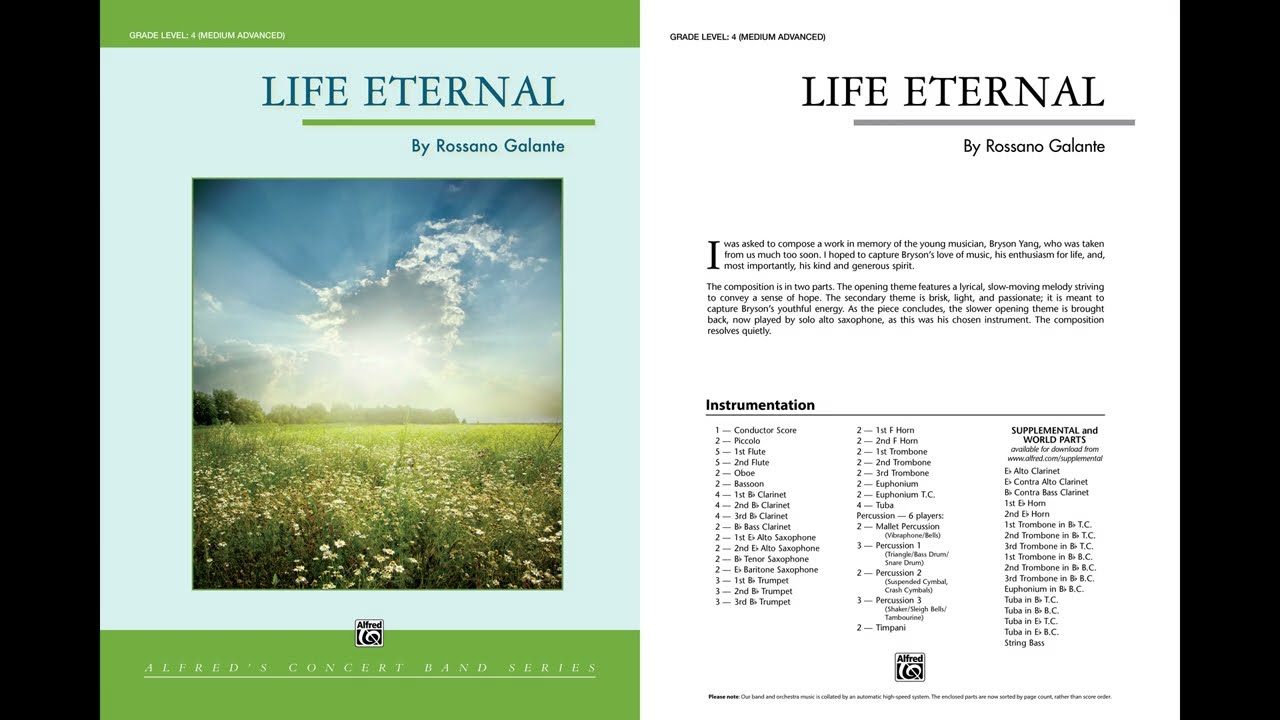 Life Eternal, by Rossano Galante &ndash; Score & Sound