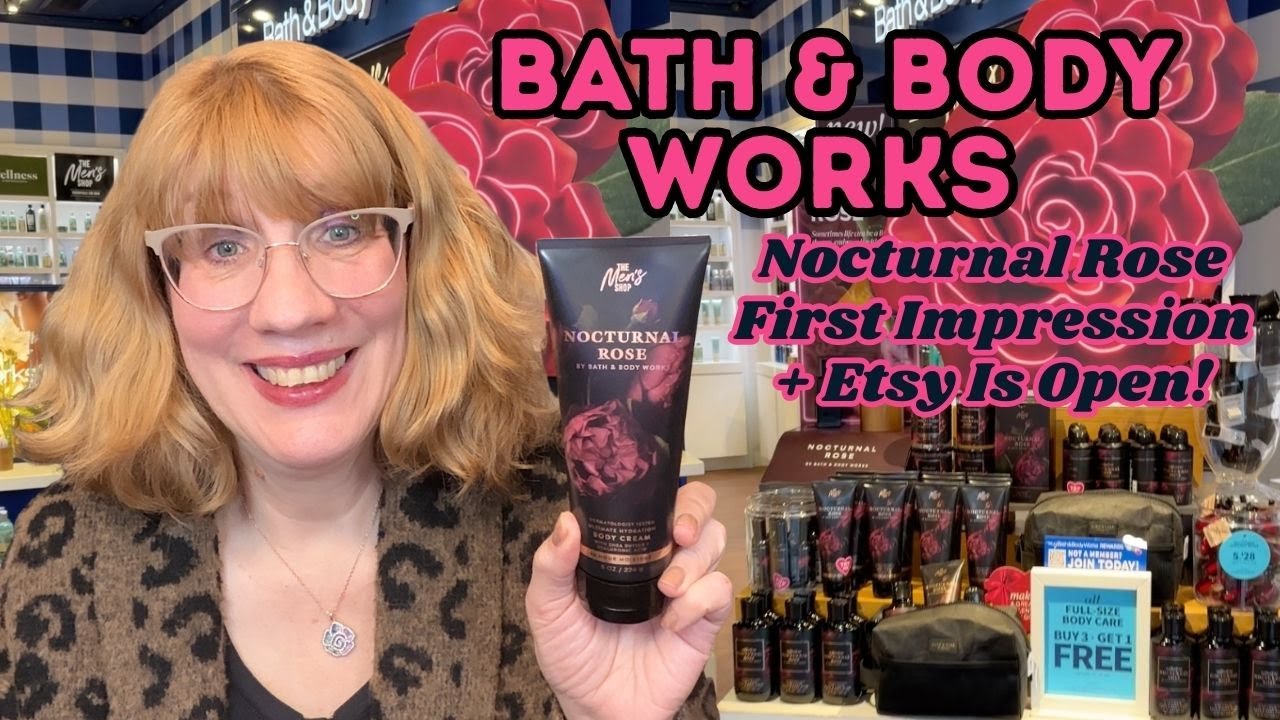 Новые ароматы ночной розы от Bath & Body Works: первое впечатление и открытие магазина на Etsy!