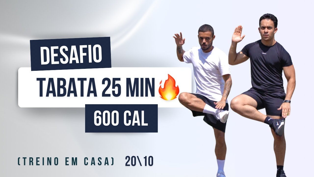 TABATA 25 MIN PARA GASTAR 600 CALORIAS E PERDER A BARRIGA EM CASA, SEM ACESS&Oacute;RIOS