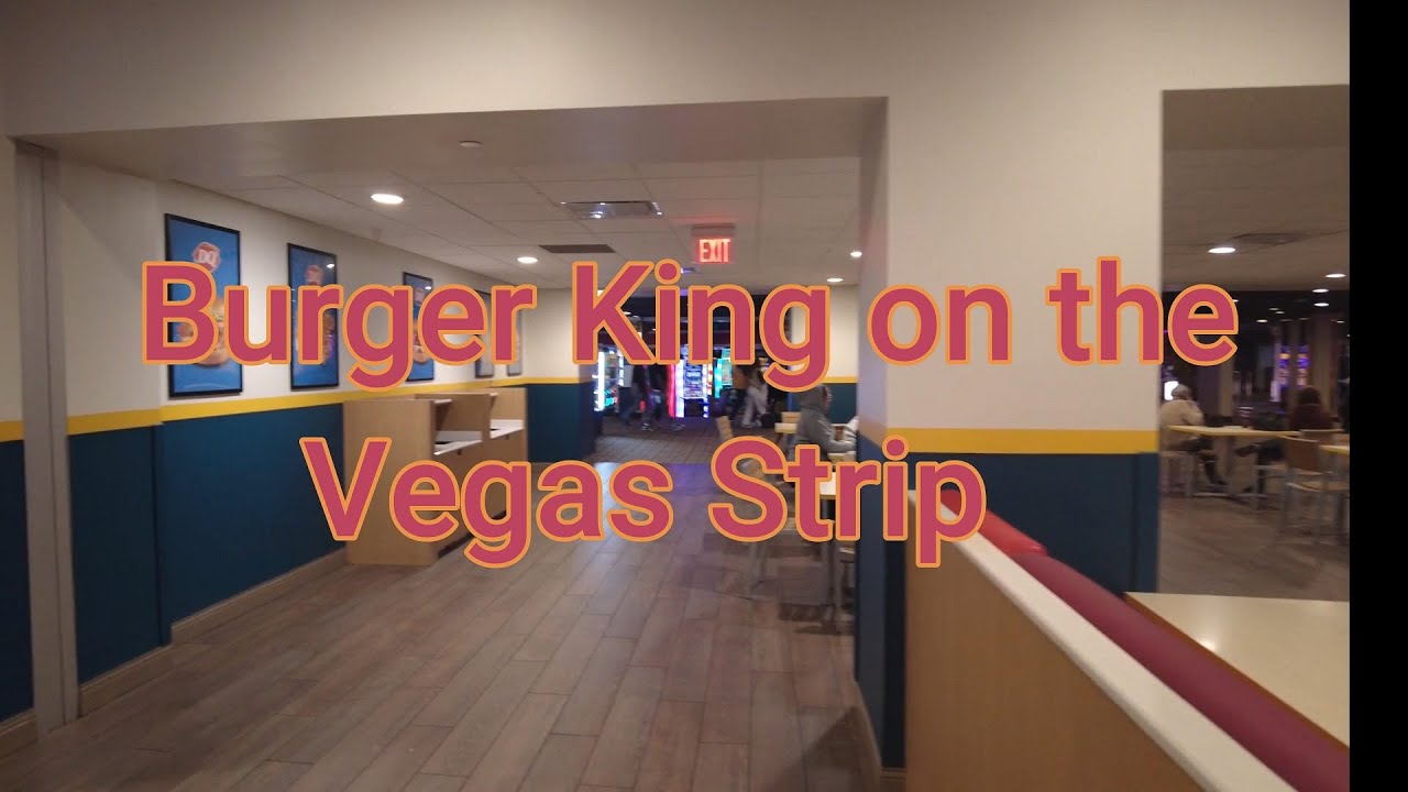 Burger King now on the Vegas strip