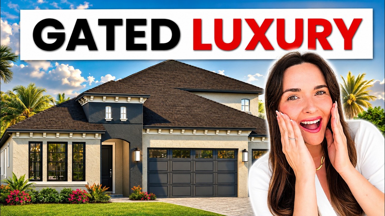 Touring the Ramee II in Farallon Fields, Viera FL | Gated 60’ Lots & 3-Car Garage