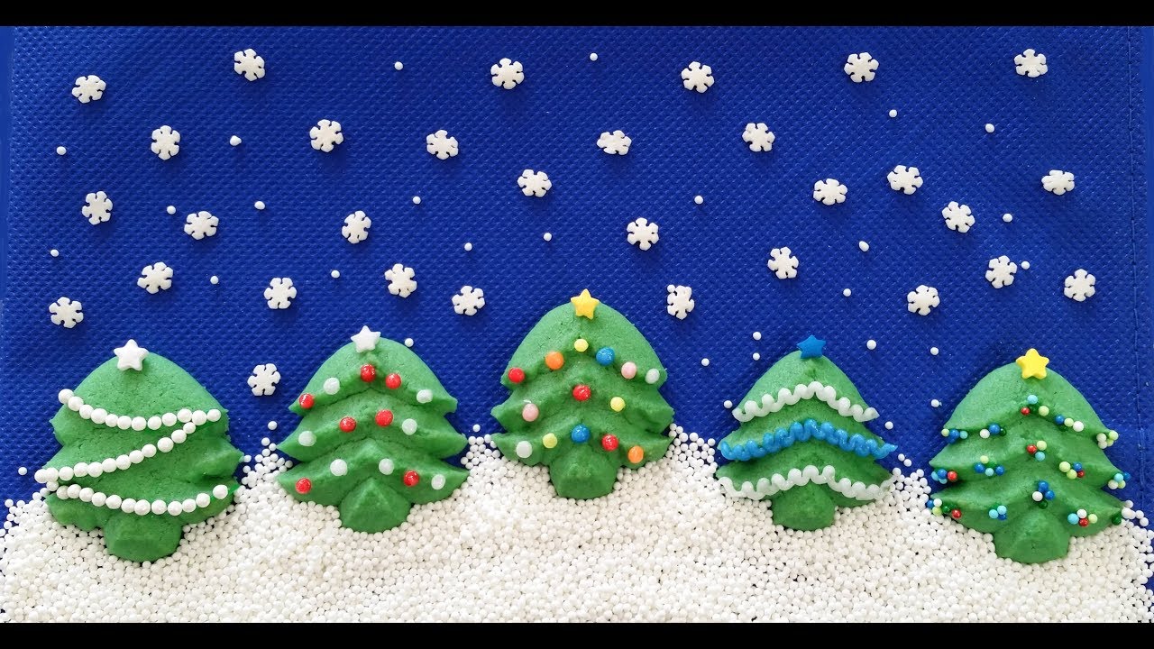 How to Make Christmas Tree Spritz Cookies