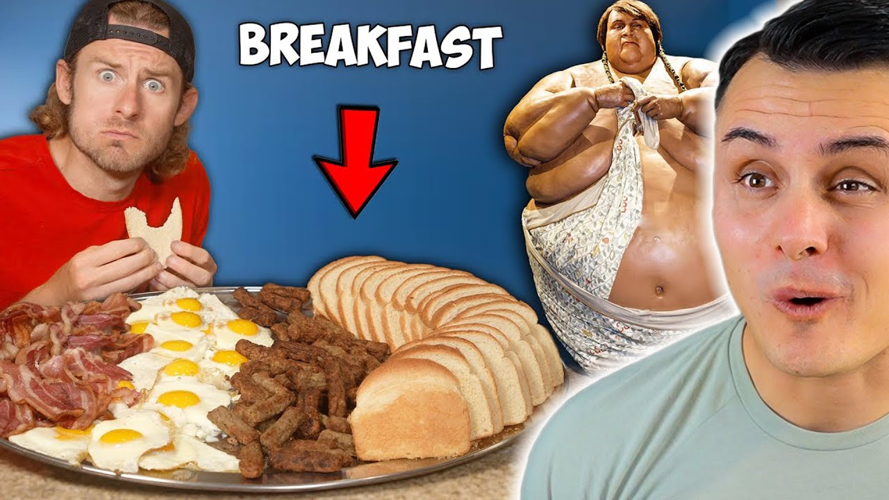 Er versucht 1 Tag wie der SCHWERSTE MENSCH der WELT zu essen 🤯 I The Franklin Reaktion