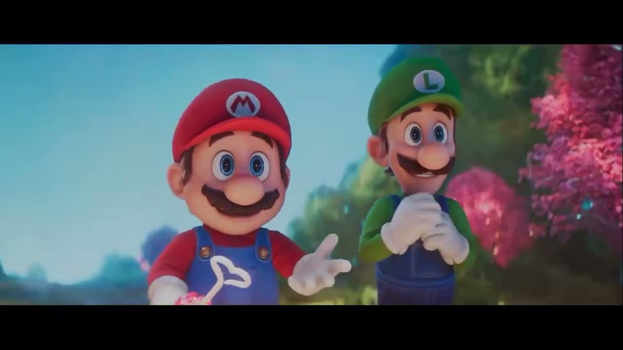Super Mario Galaxy The Movie - Mario & Luigi meets Rosalina for the first time 