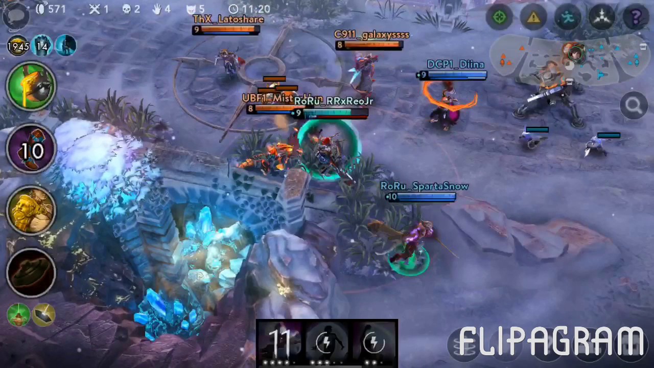 Vainglory RoRu_RRxReoJr - Roam Catherine with Taka and Ringo Collage