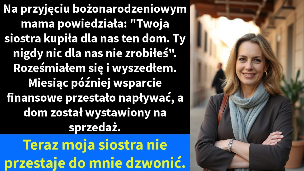 Na przyjęciu bożonarodzeniowym mama powiedziała: 