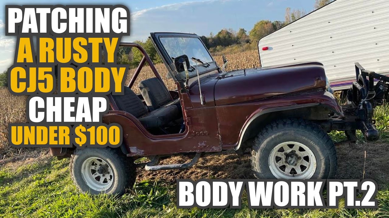 CJ5 Build - Replacing Body Panels That Are Rusted - Pt.2